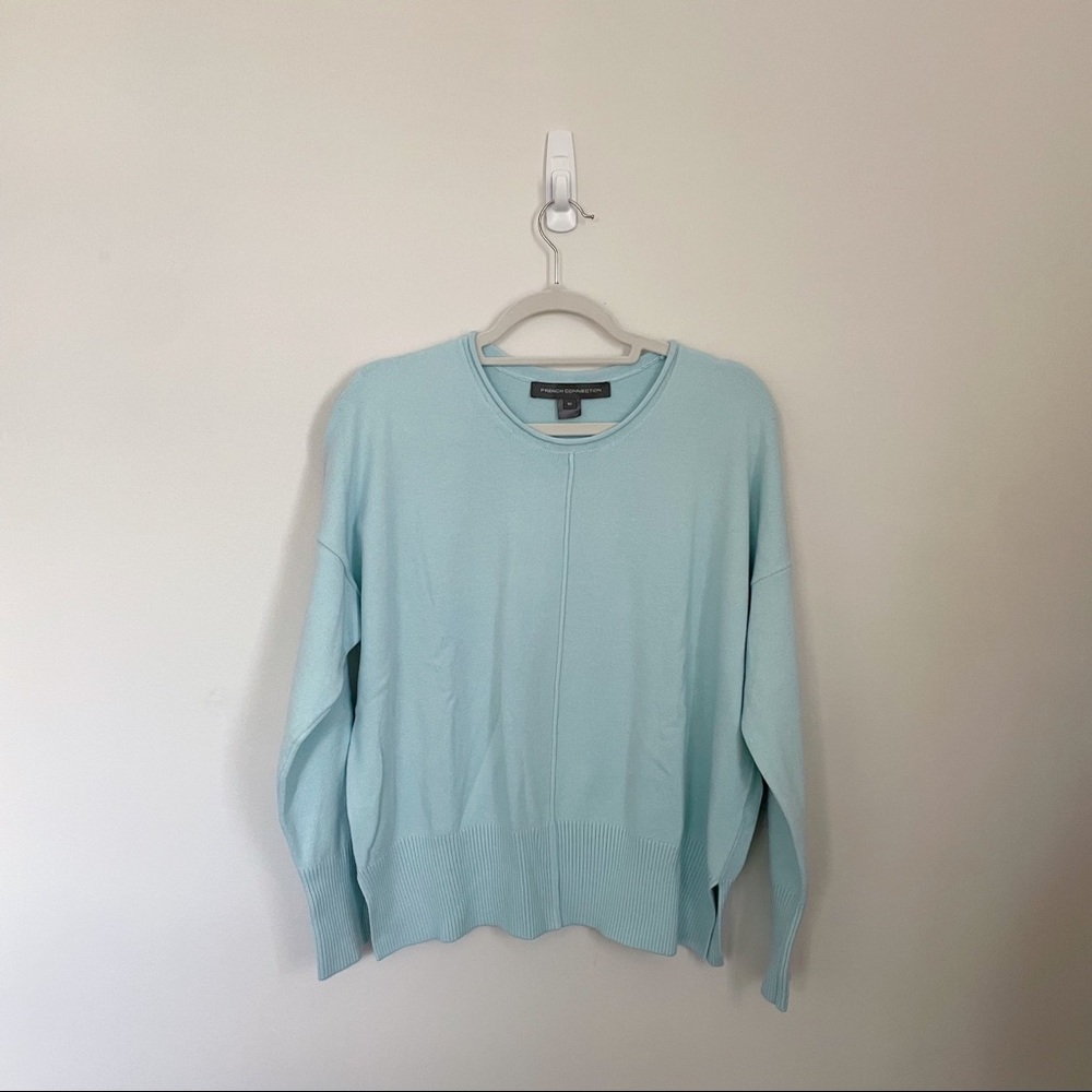 French Connection Light Blue Sweater, Size M